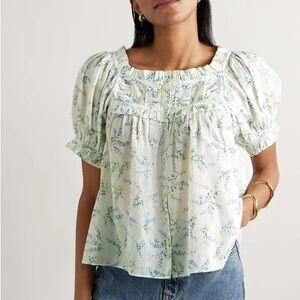 Doen Farley Top - Blanc Bluebell Ballad, M